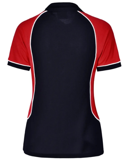 Picture of Winning Spirit, Ladies TrueDry Tri-colour S/S Pique Polo